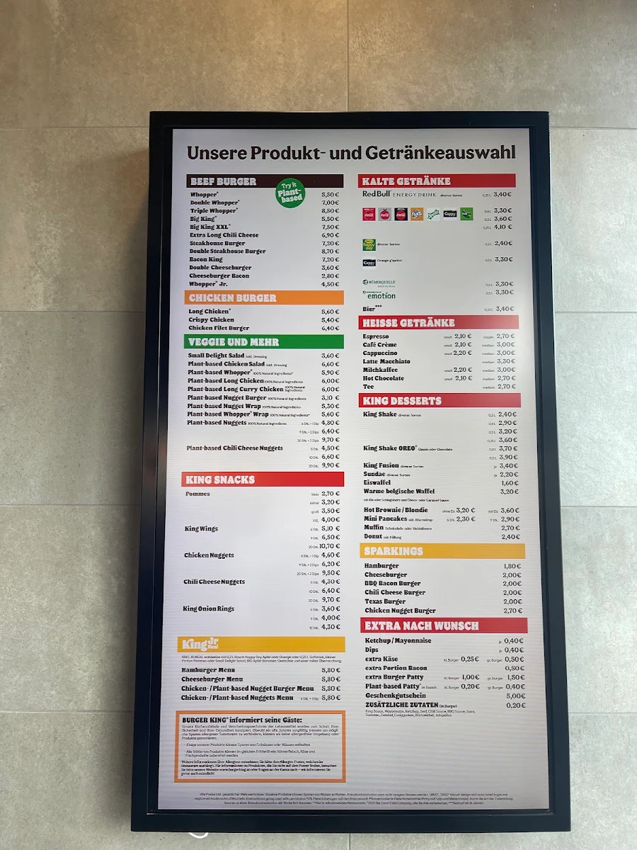 Speisekarte photo 1