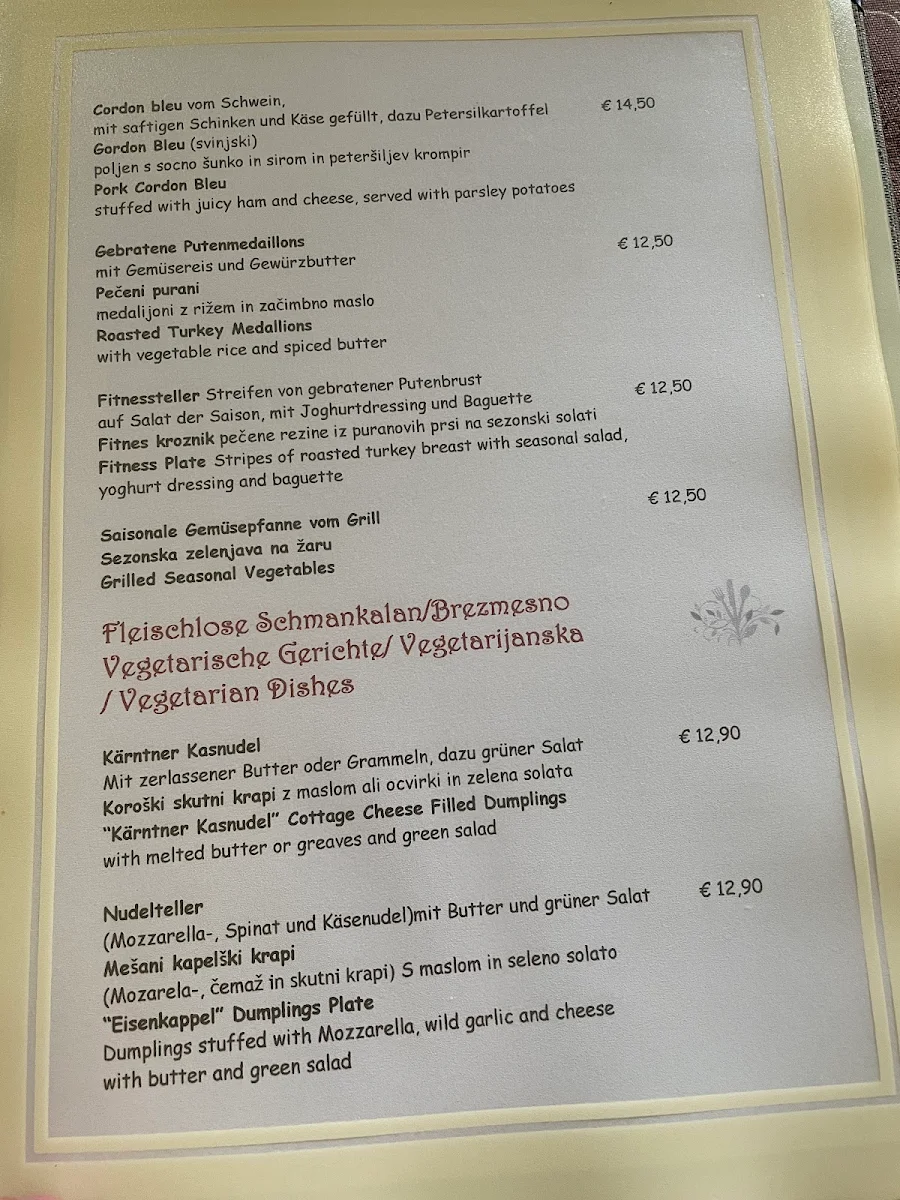 Speisekarte photo 3