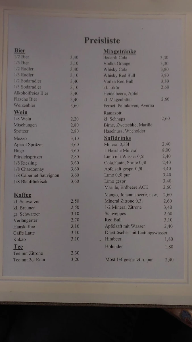 Speisekarte photo 6