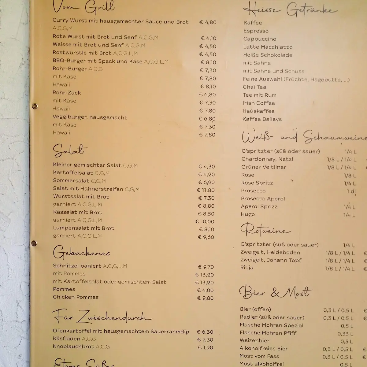 Speisekarte photo 3
