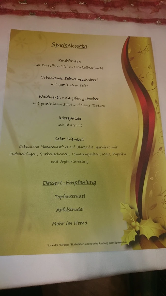 Speisekarte photo 3
