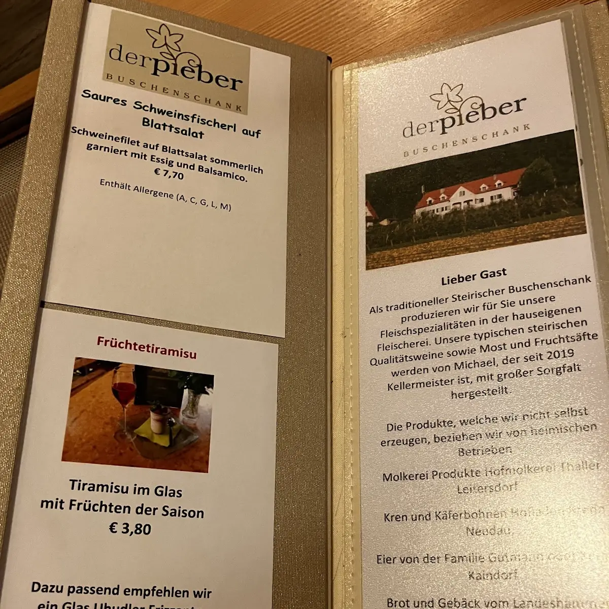 Speisekarte photo 2