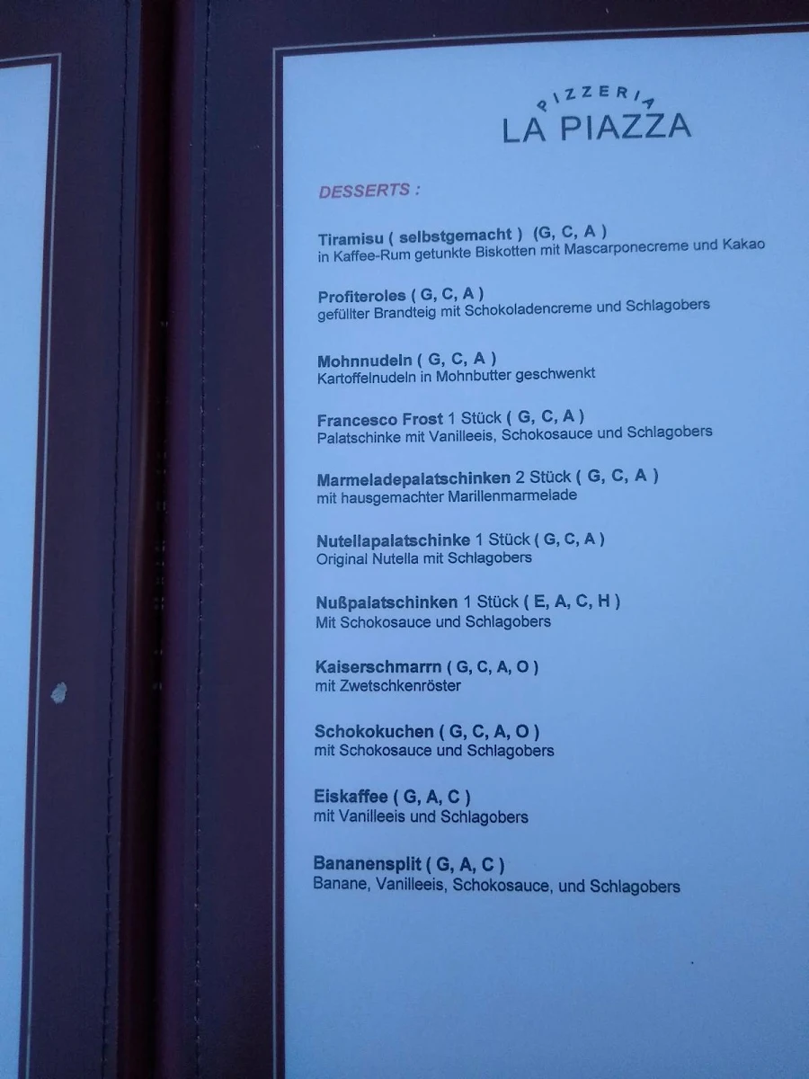 Speisekarte photo 2