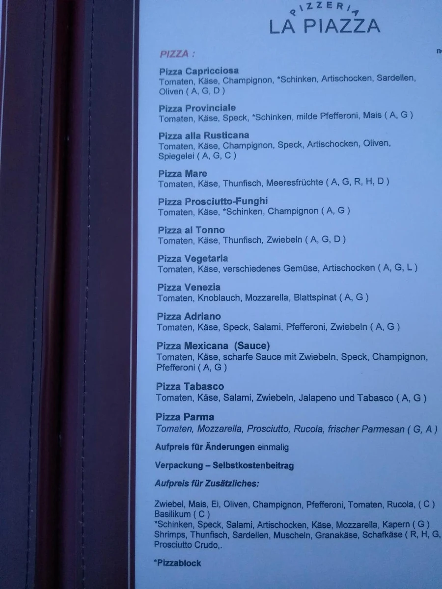 Speisekarte photo 3