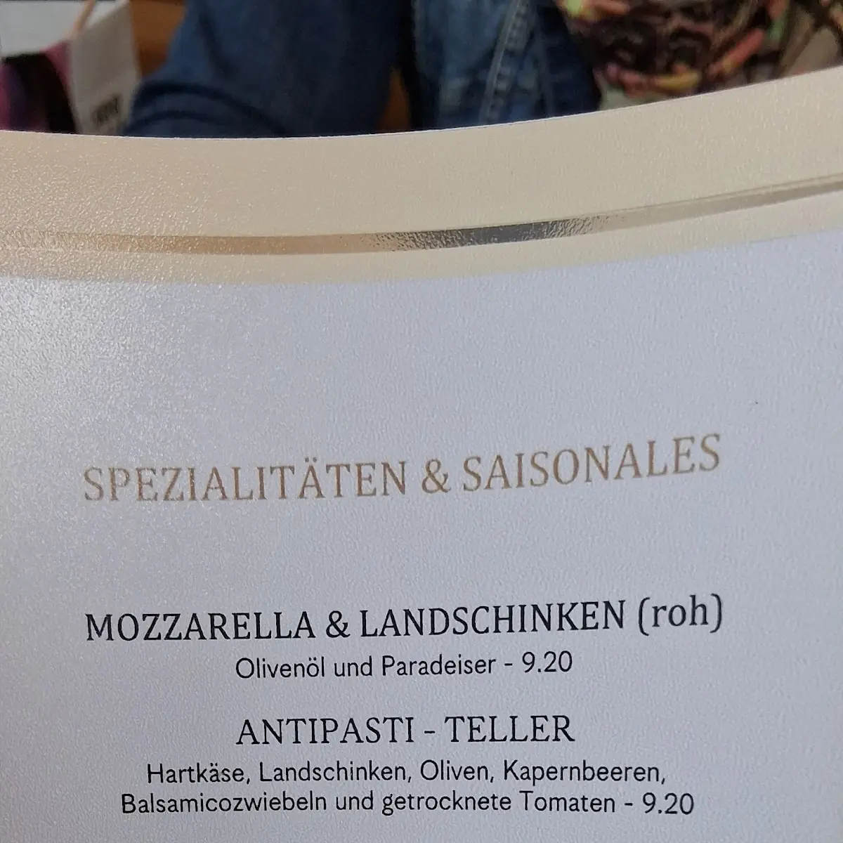 Speisekarte photo 1