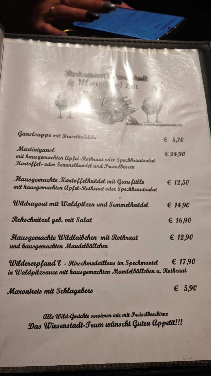 Speisekarte photo 2