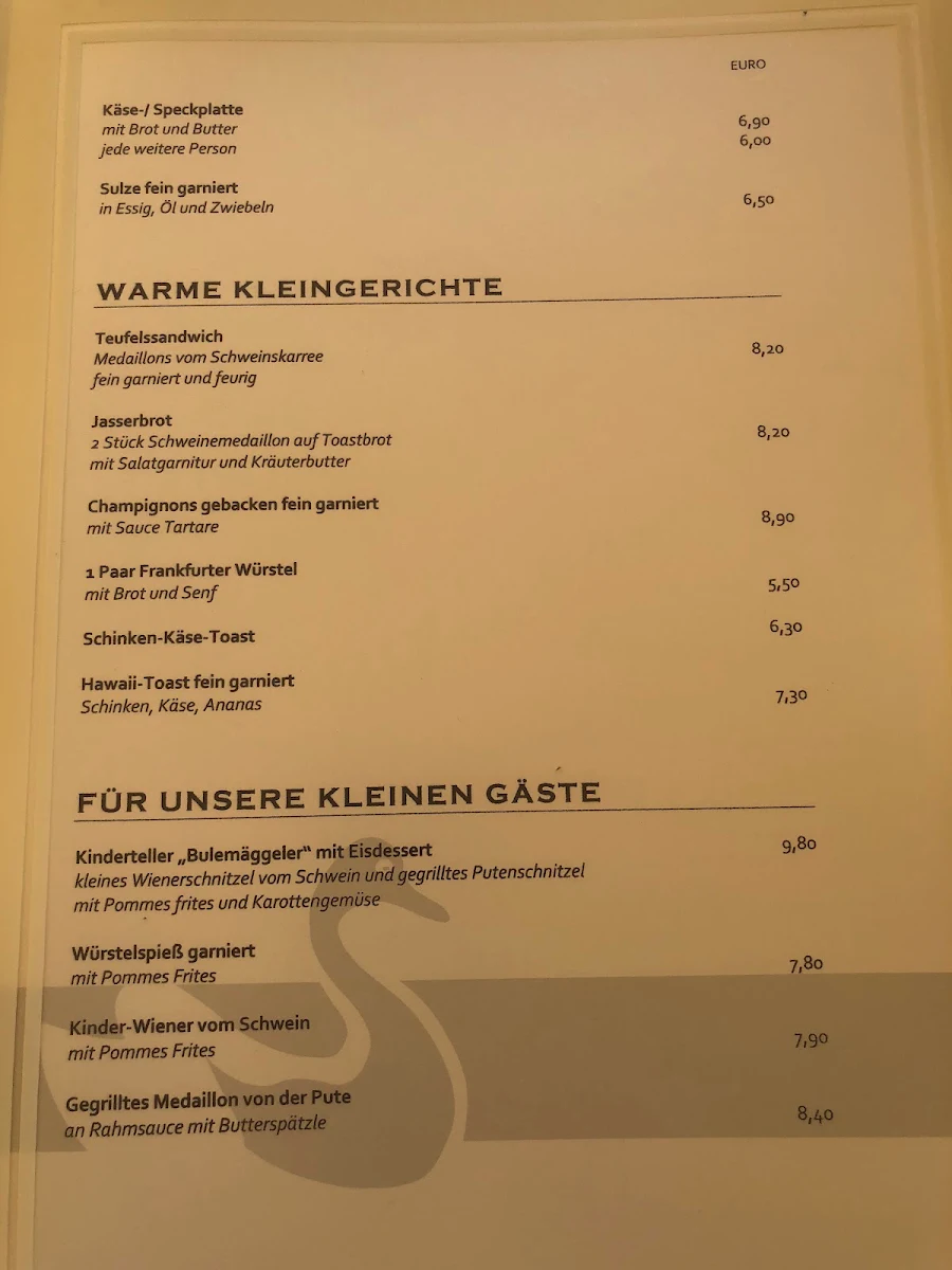 Speisekarte photo 1