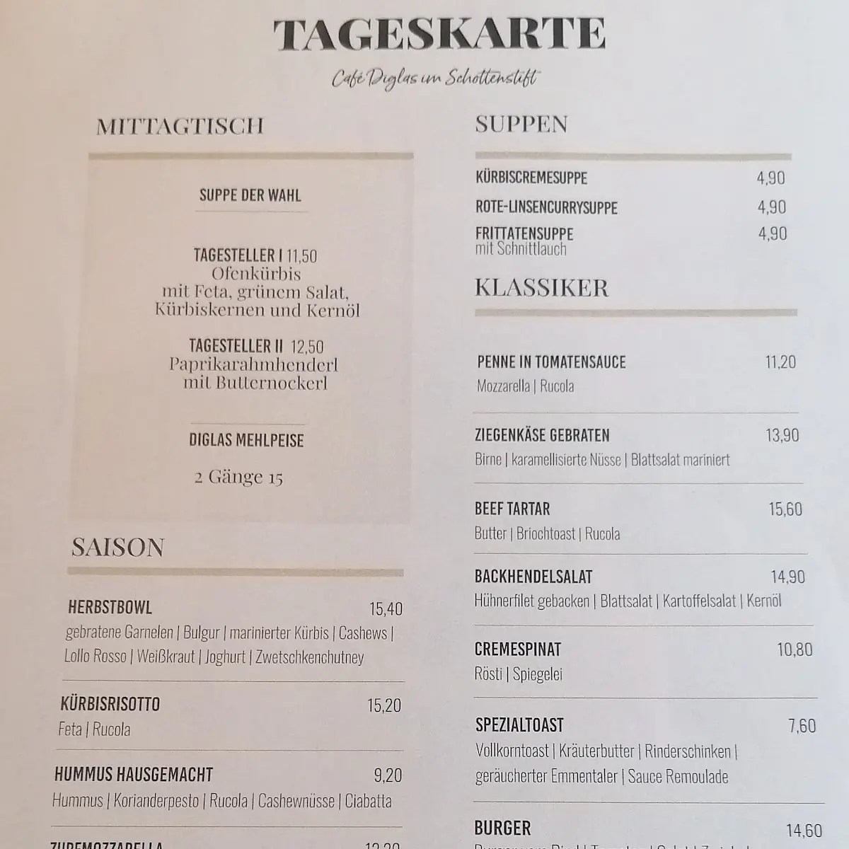 Speisekarte photo 9