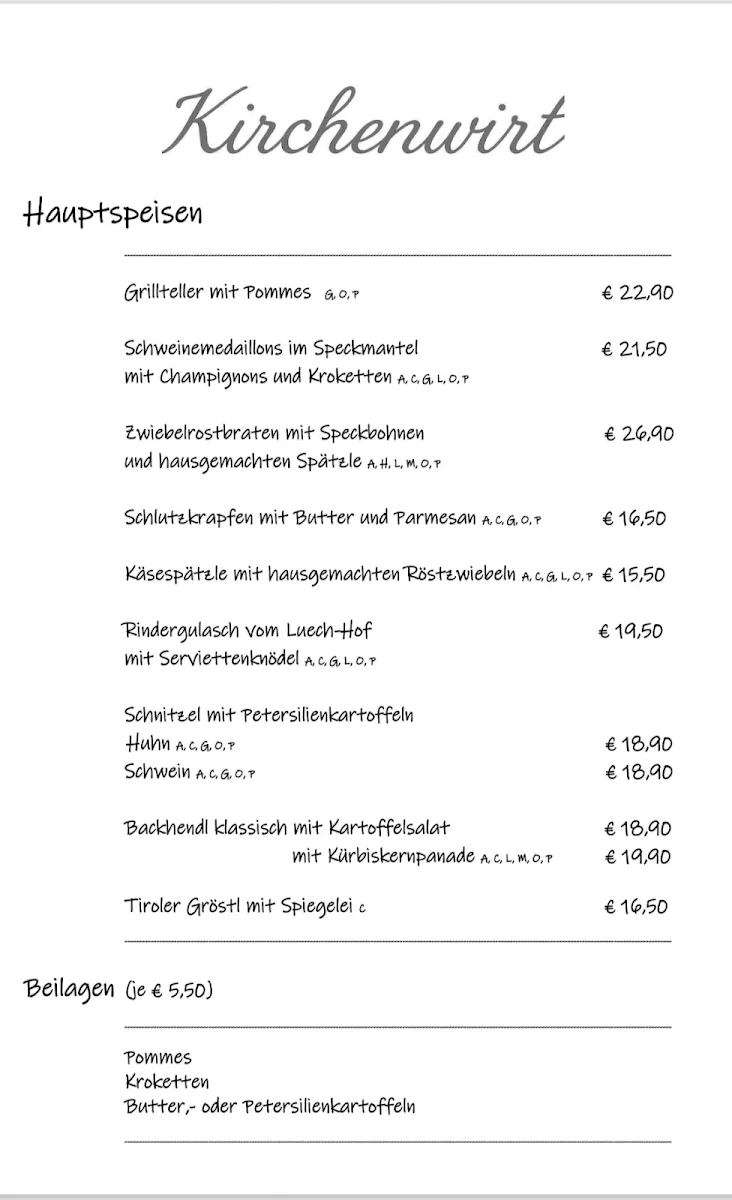 Speisekarte photo 2