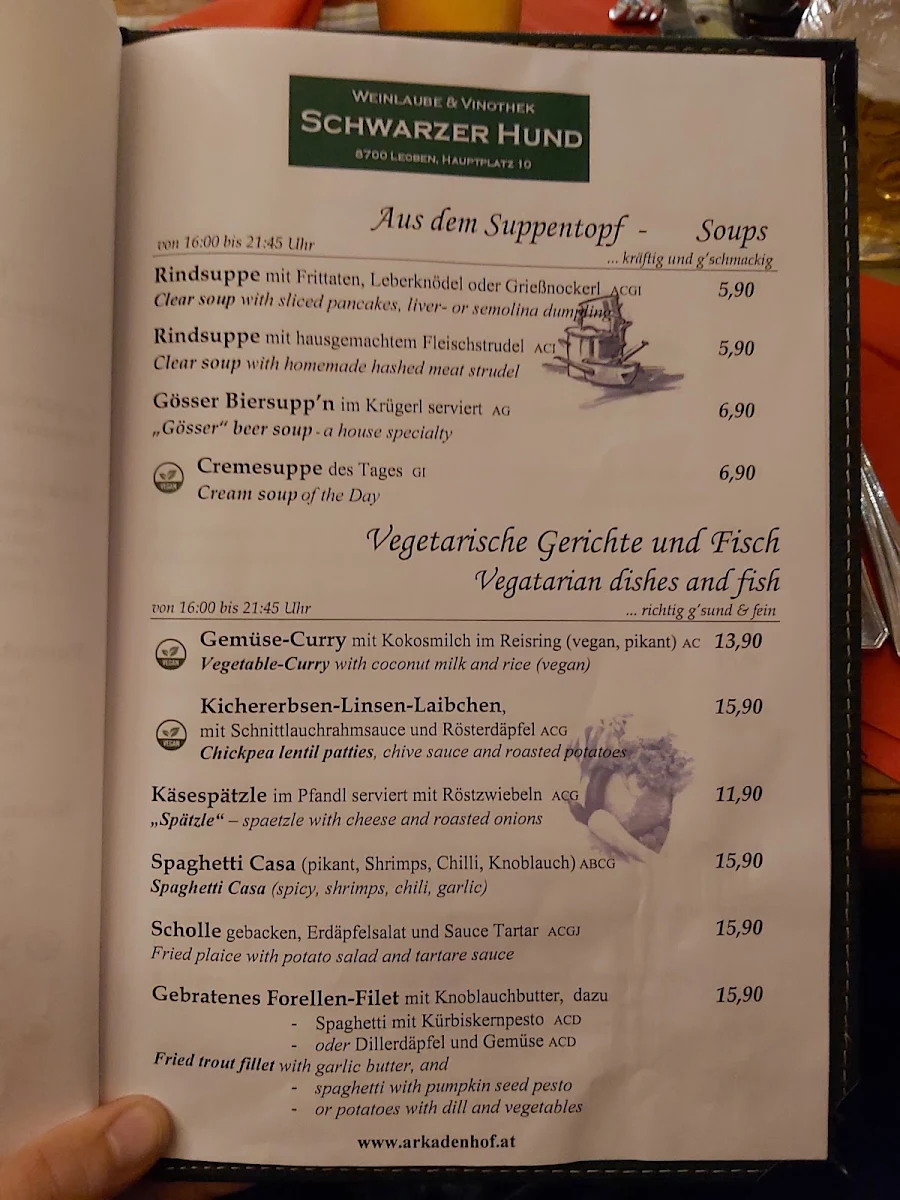 Speisekarte photo 1