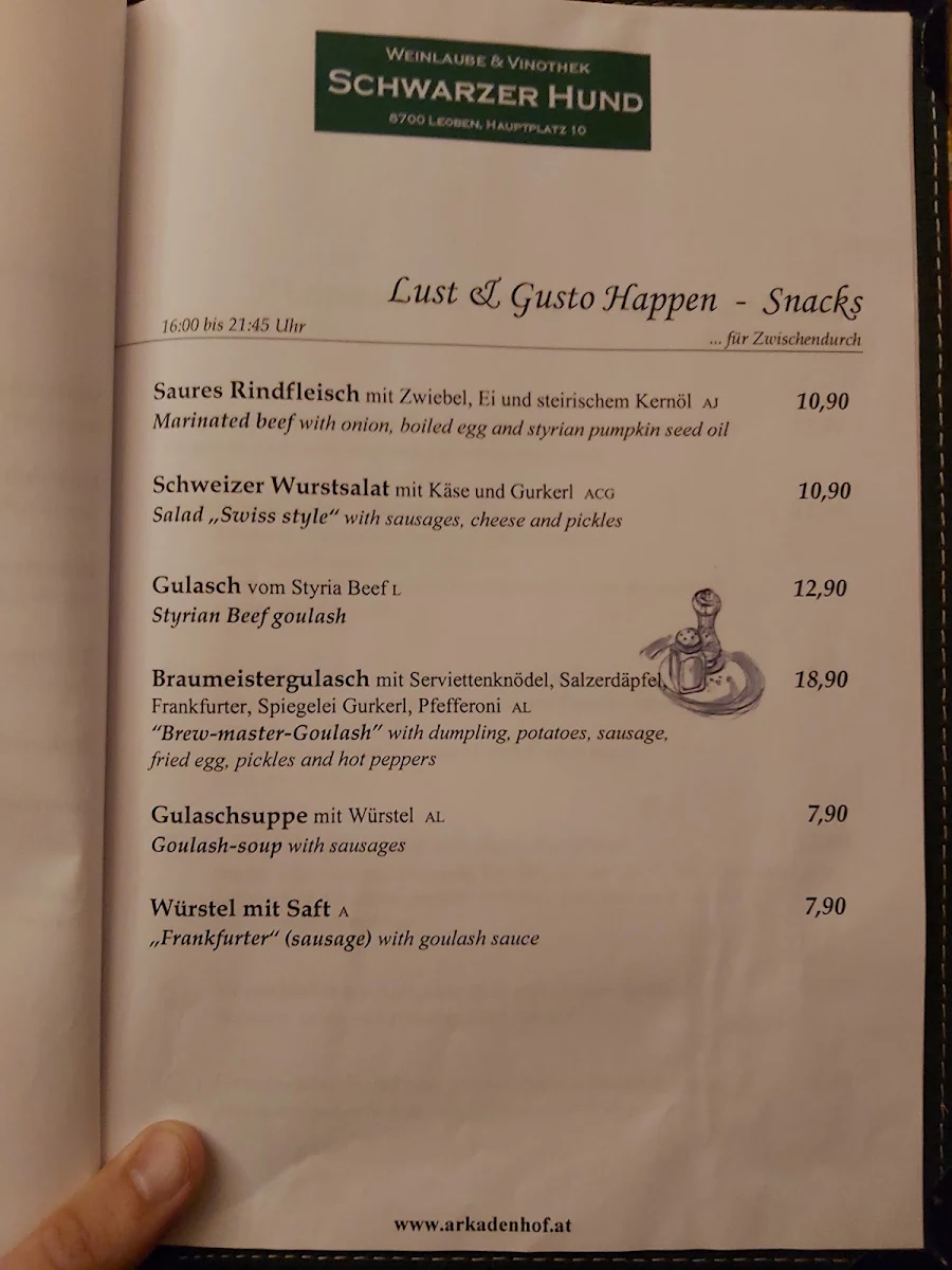 Speisekarte photo 2