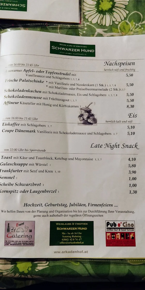 Speisekarte photo 5