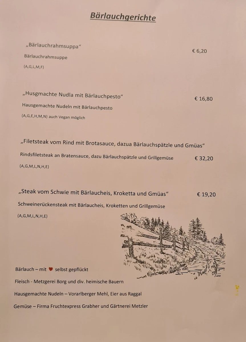 Speisekarte photo 1