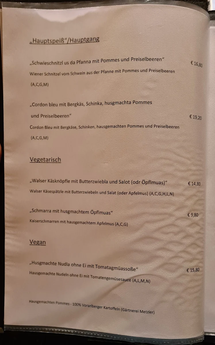 Speisekarte photo 4