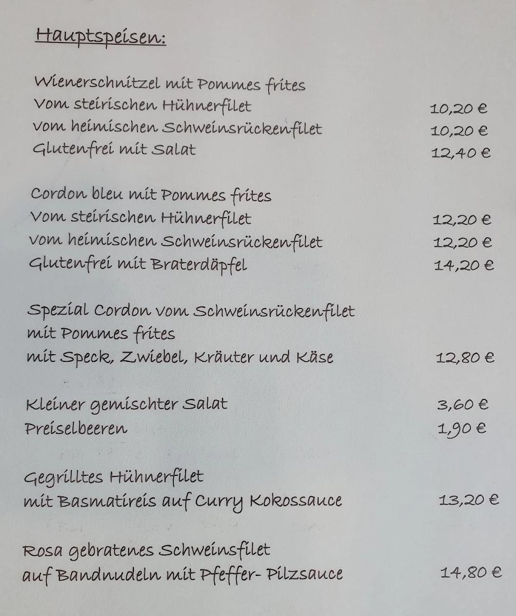 Speisekarte photo 2