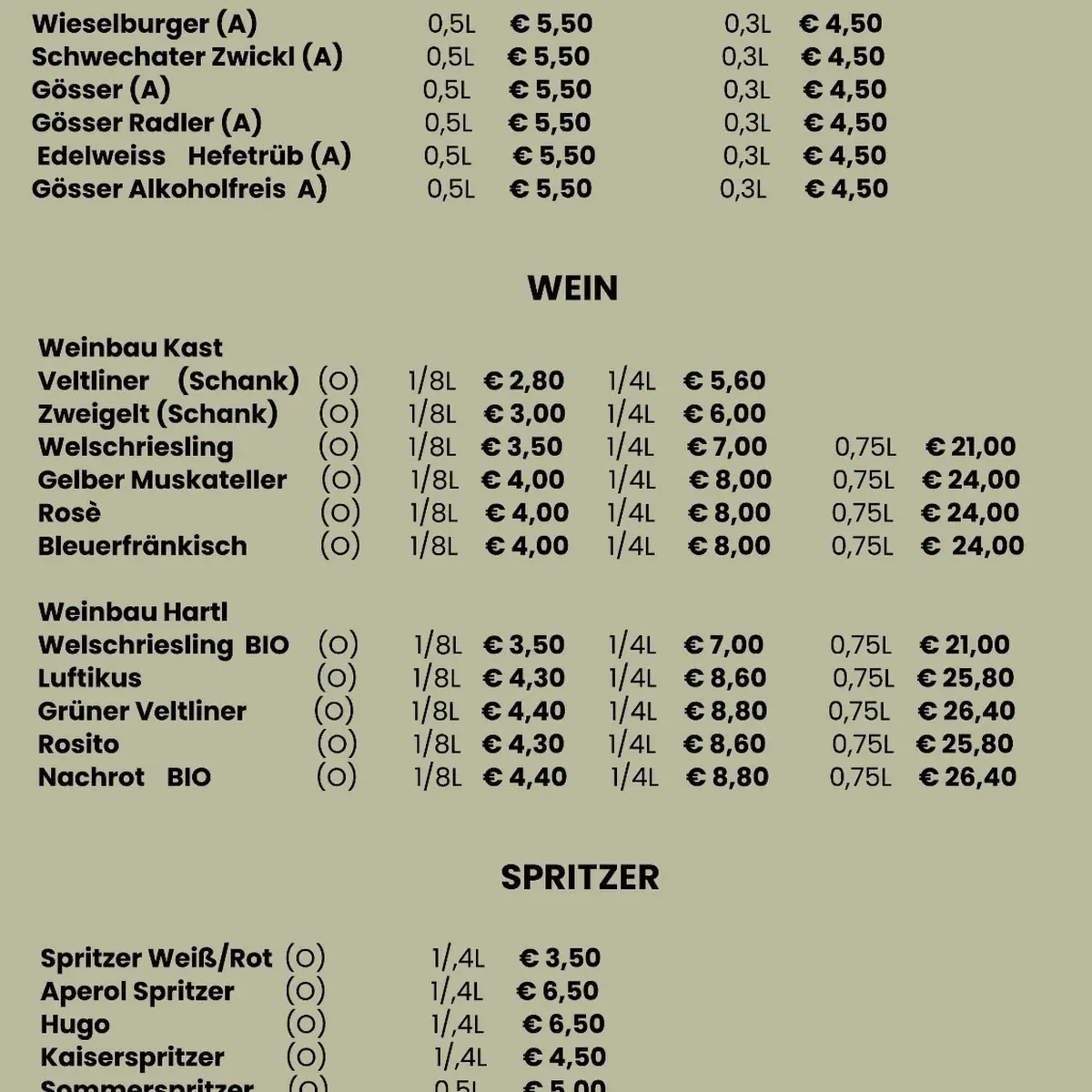 Speisekarte photo 6
