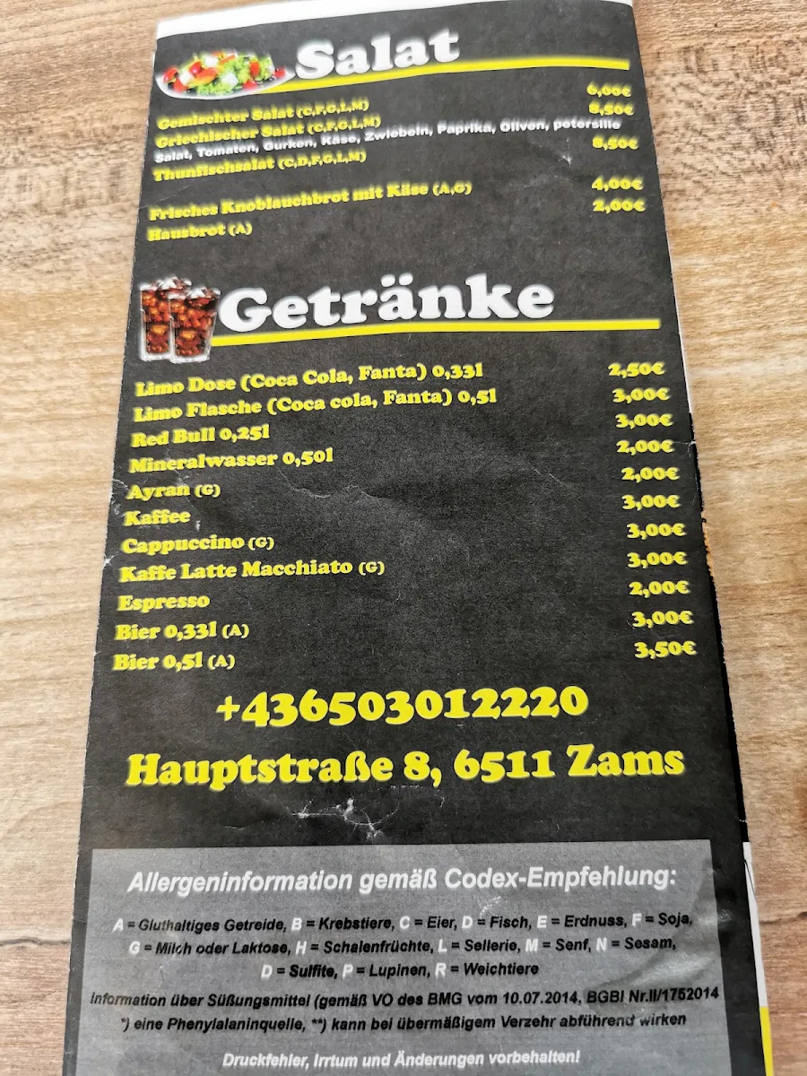 Speisekarte photo 9