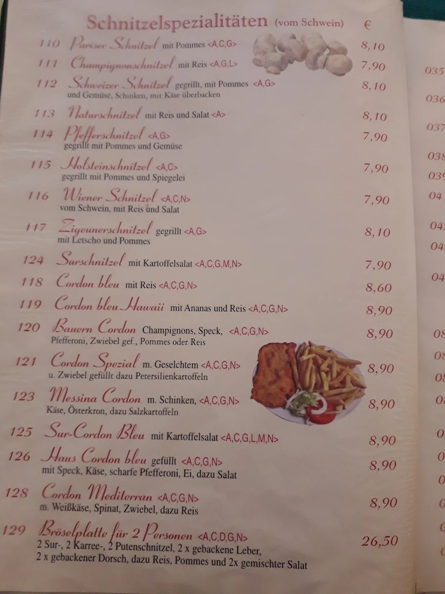 Speisekarte photo 3