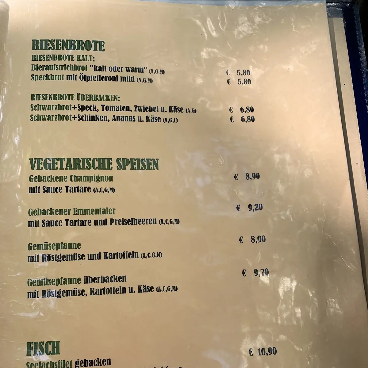 Speisekarte photo 9
