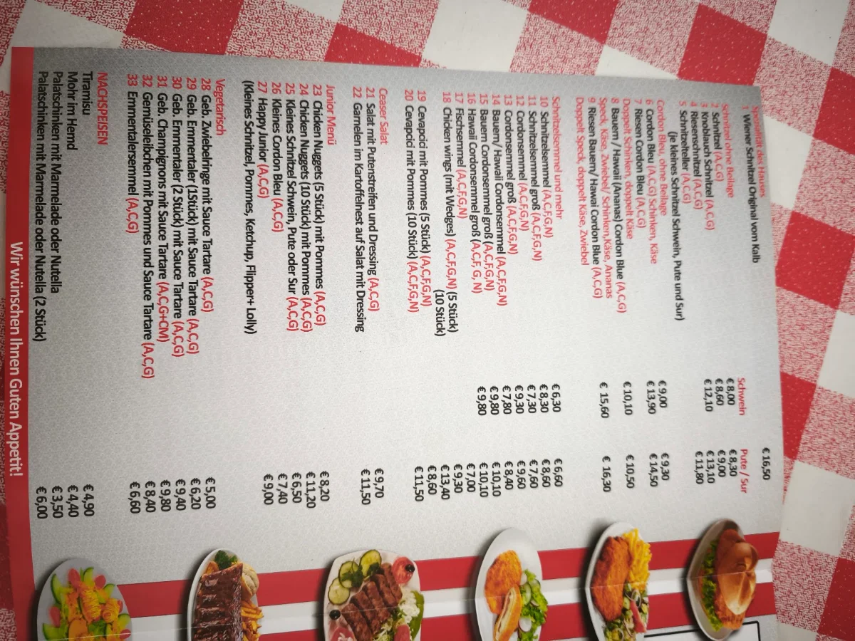 Speisekarte photo 4