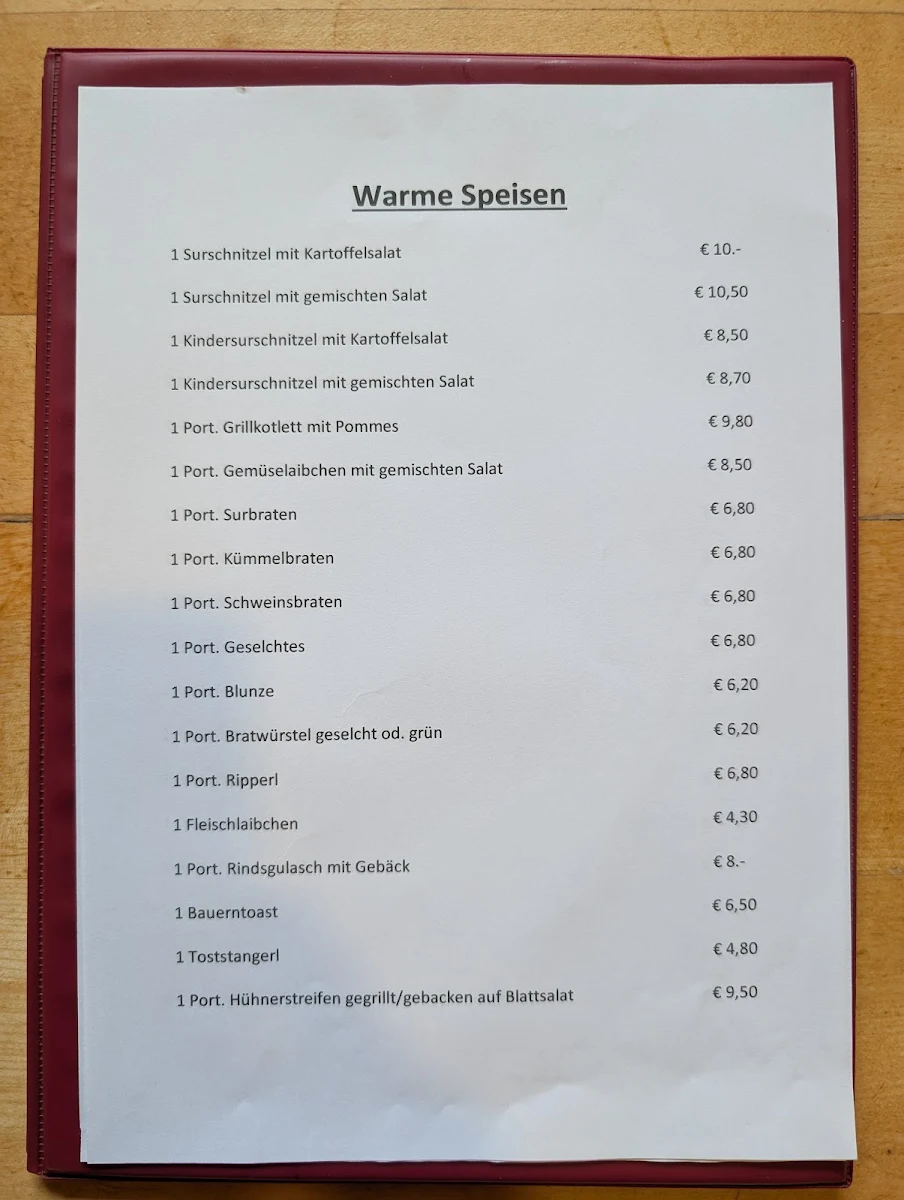 Speisekarte photo 2