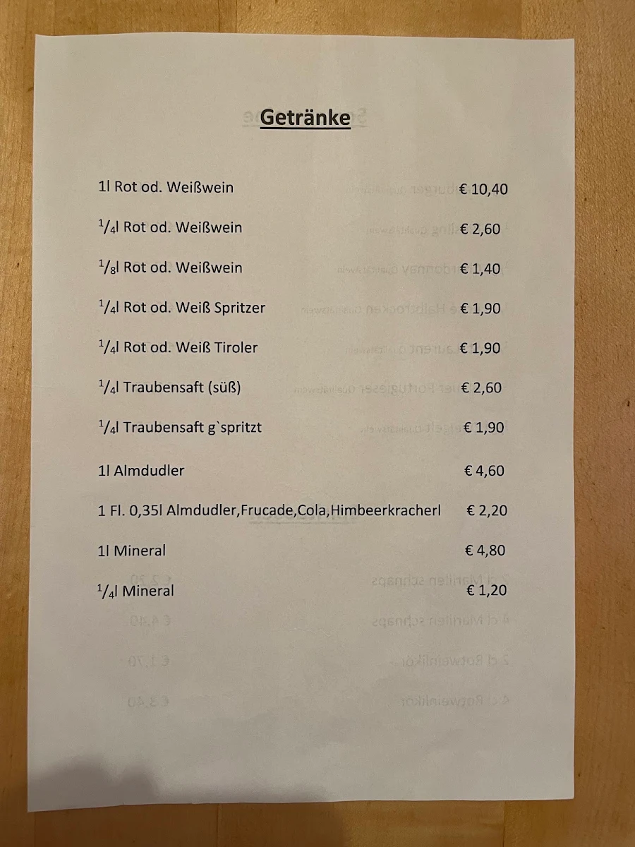 Speisekarte photo 3