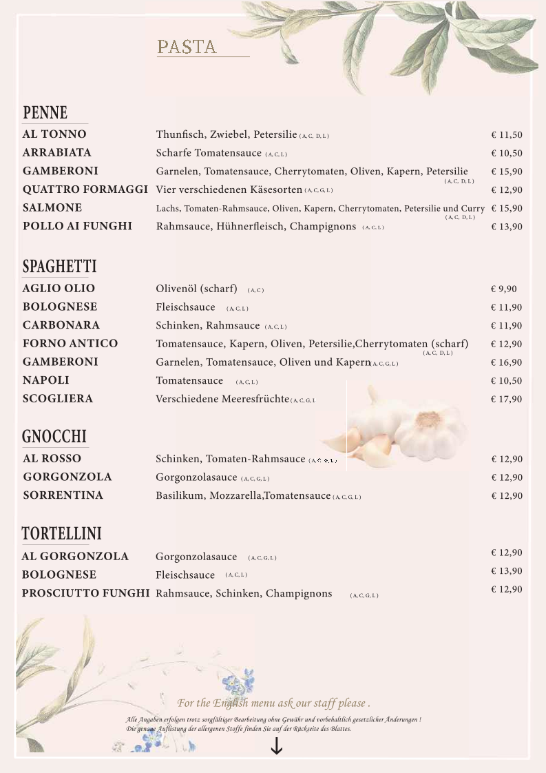 Speisekarte photo 4