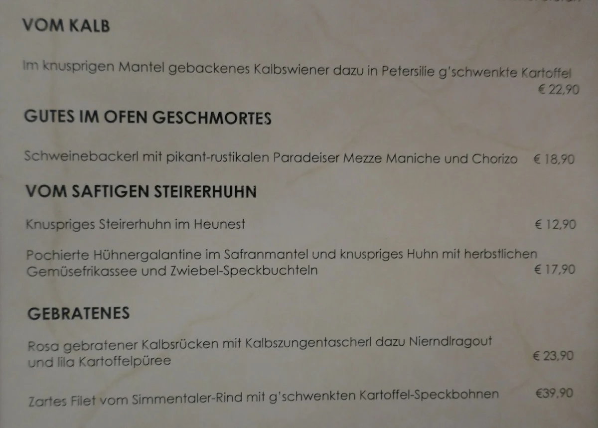 Speisekarte photo 6
