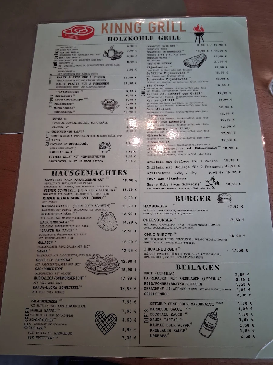 Speisekarte photo 2