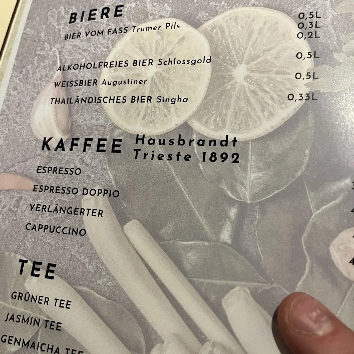 Speisekarte photo 5