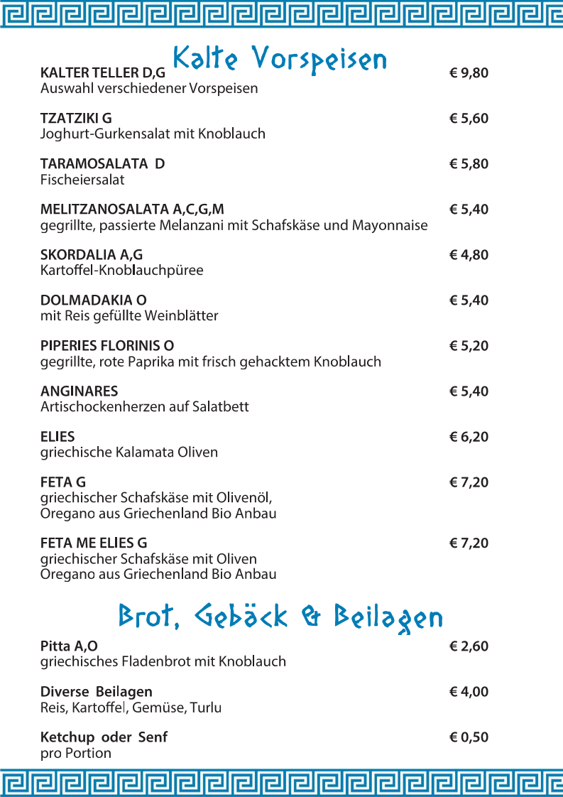 Speisekarte photo 1