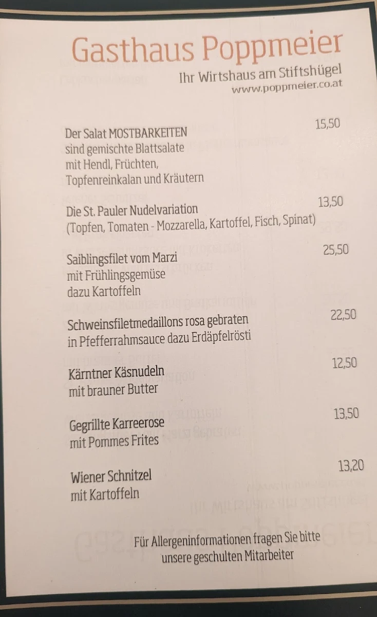 Speisekarte photo 1