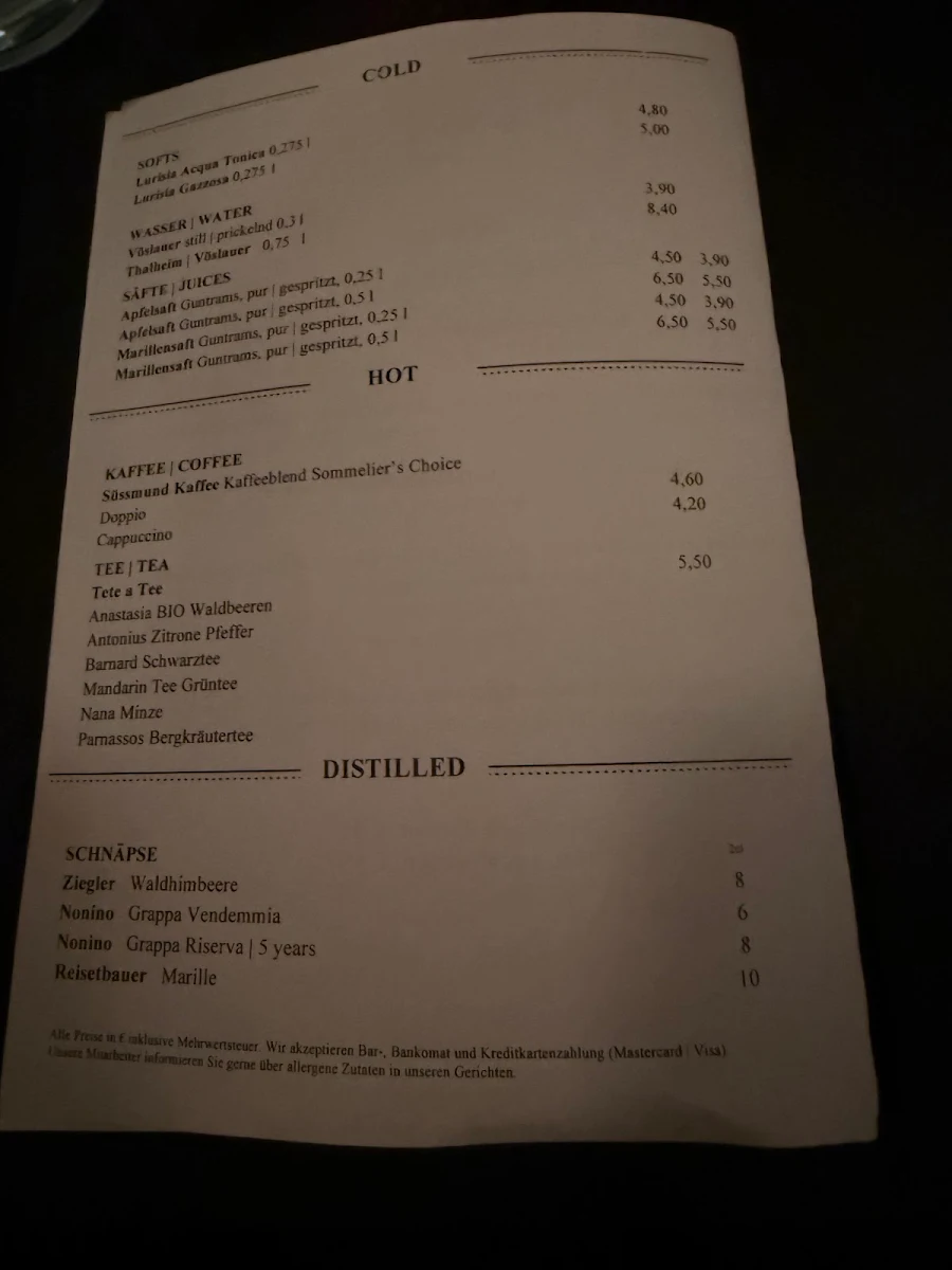 Speisekarte photo 5