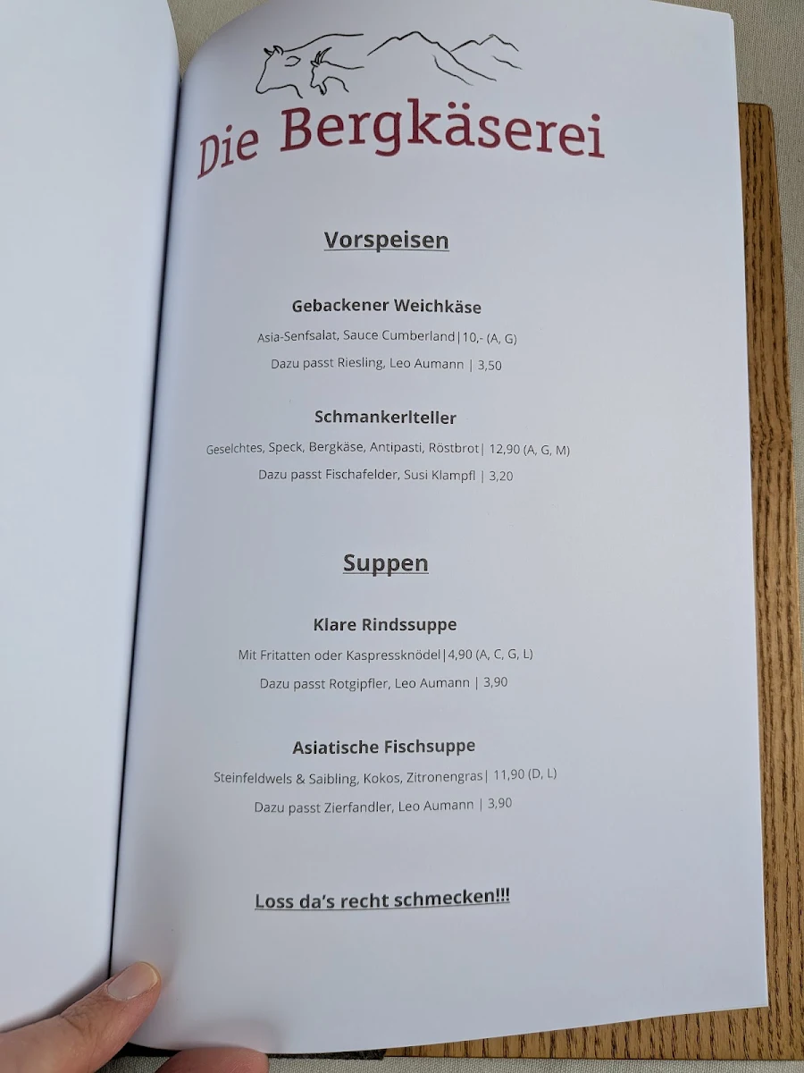Speisekarte photo 2