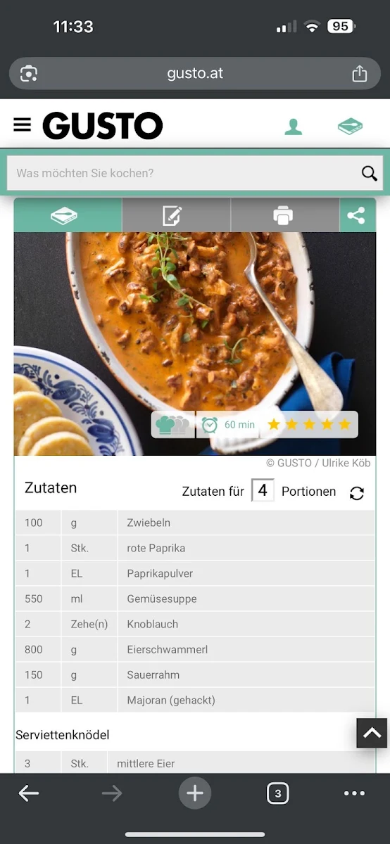 Speisekarte photo 1