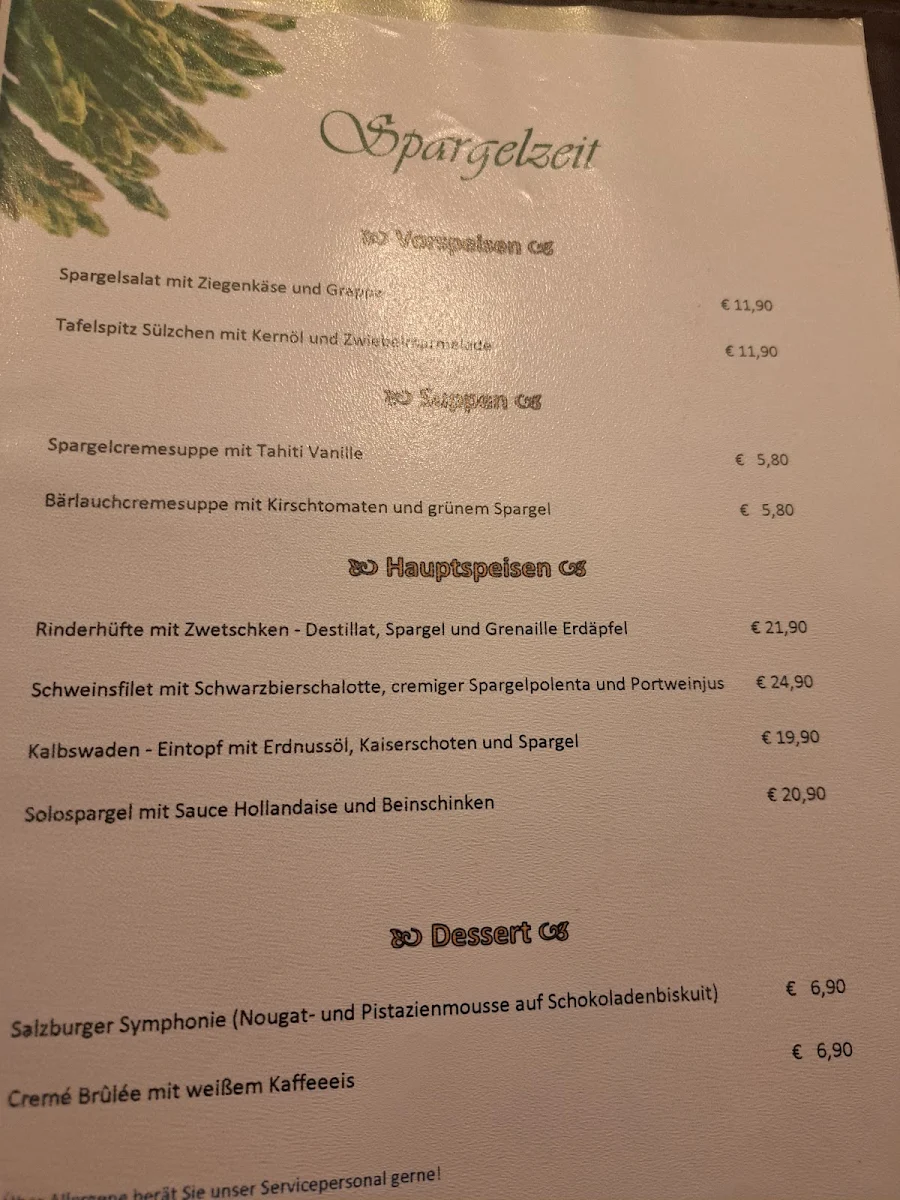 Speisekarte photo 2