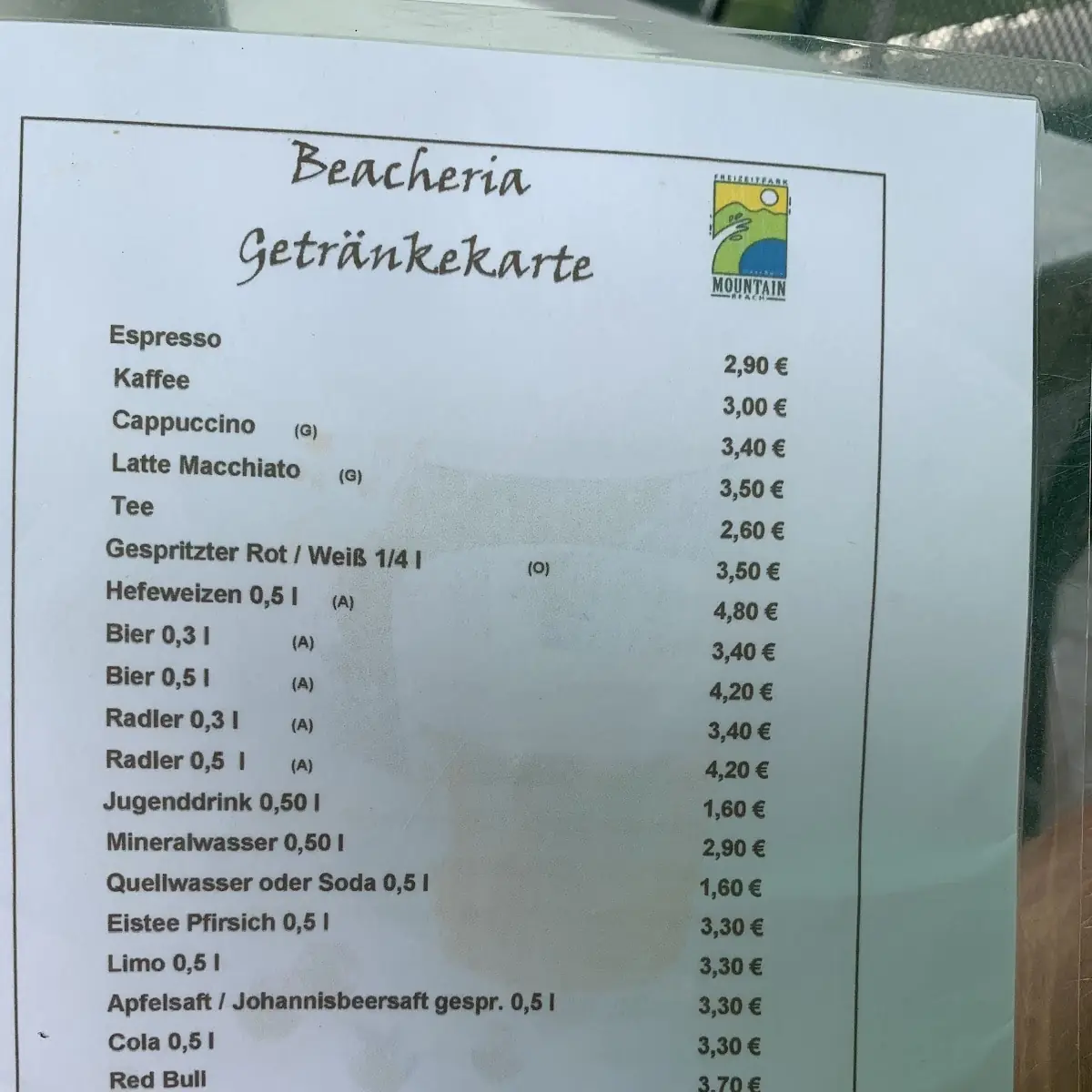Speisekarte photo 2