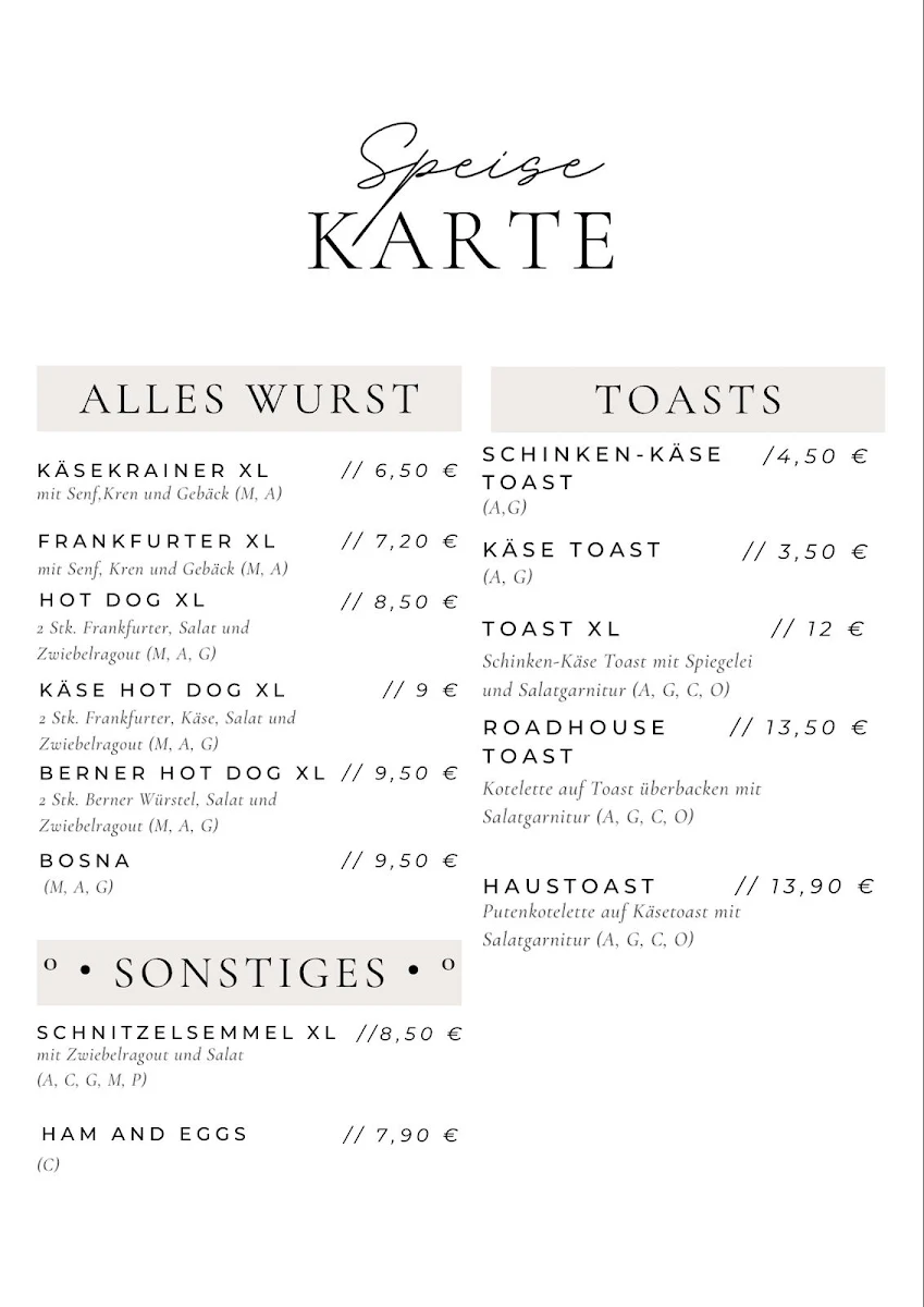 Speisekarte photo 2