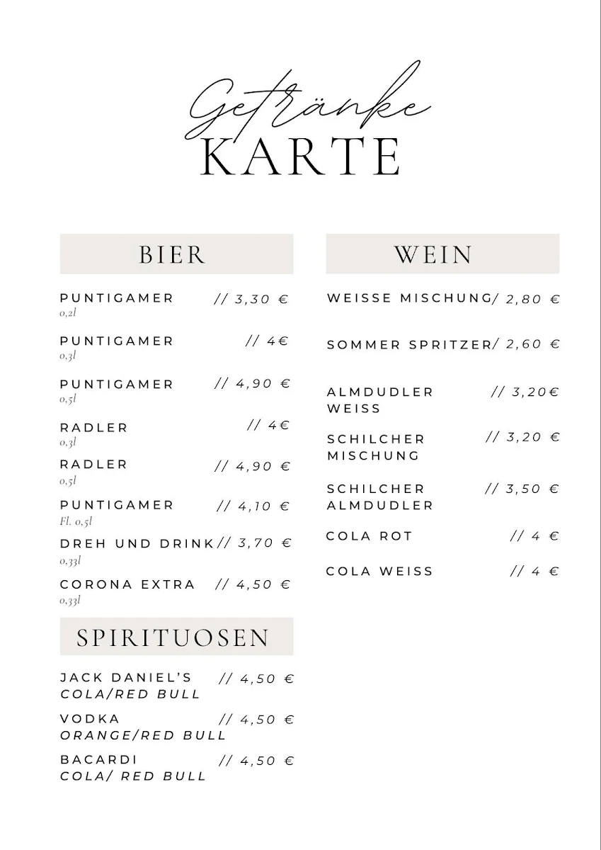 Speisekarte photo 4