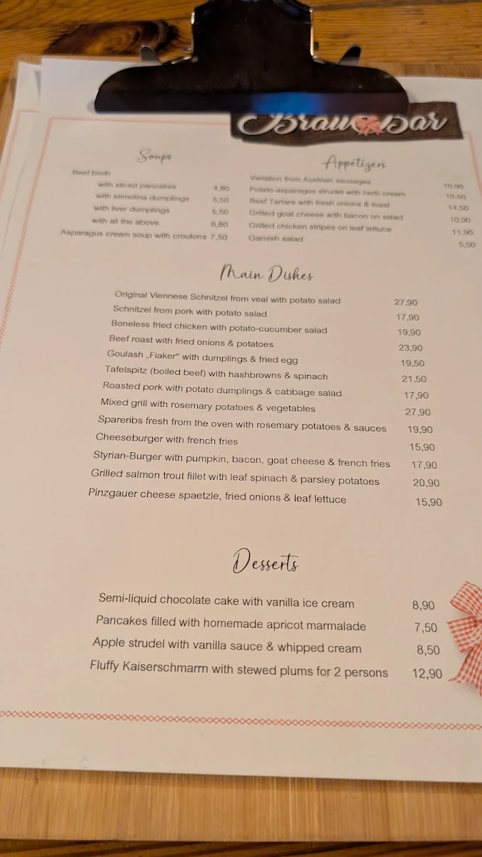 Speisekarte photo 1