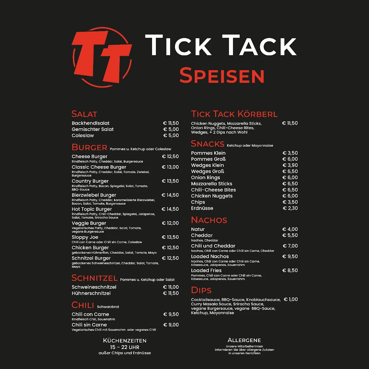 Speisekarte photo 2