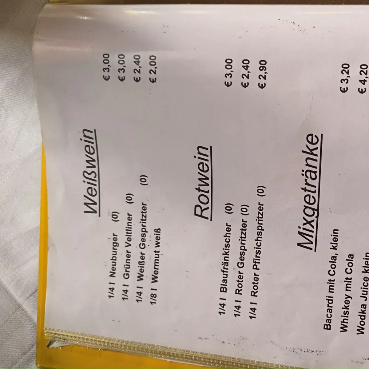 Speisekarte photo 10