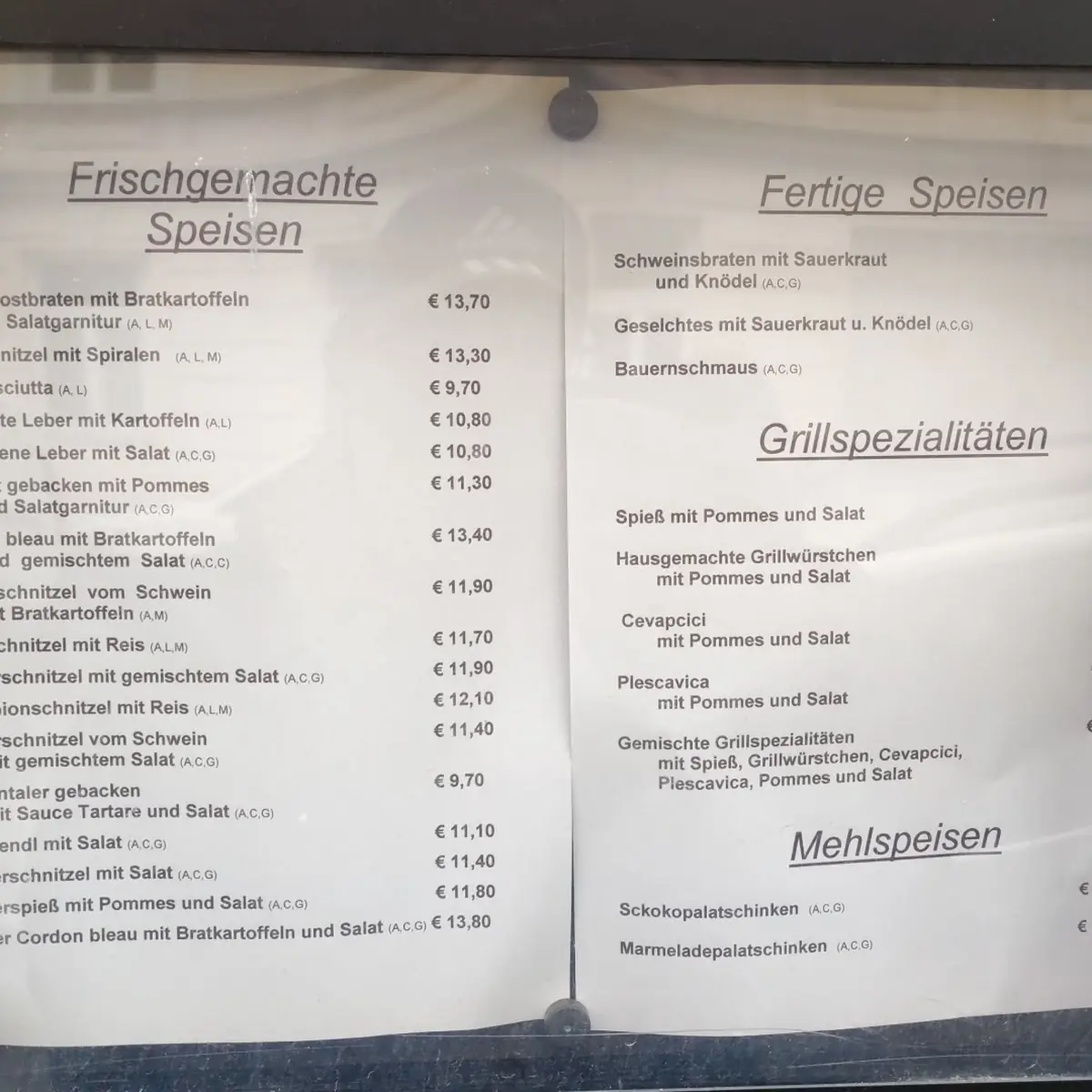 Speisekarte photo 7