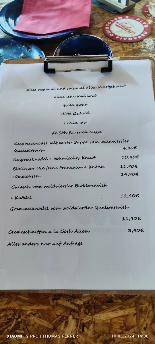 Speisekarte photo 2