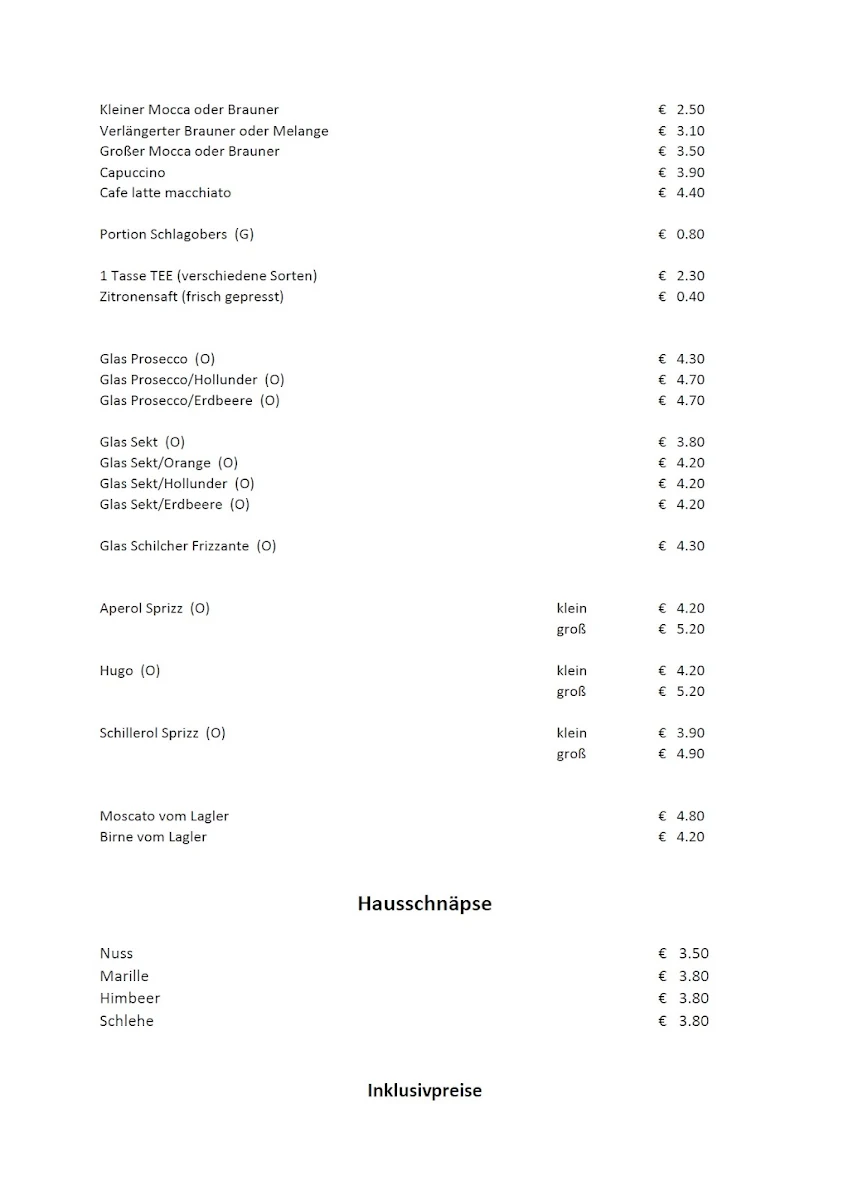 Speisekarte photo 3