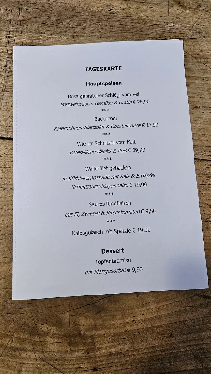 Speisekarte photo 4