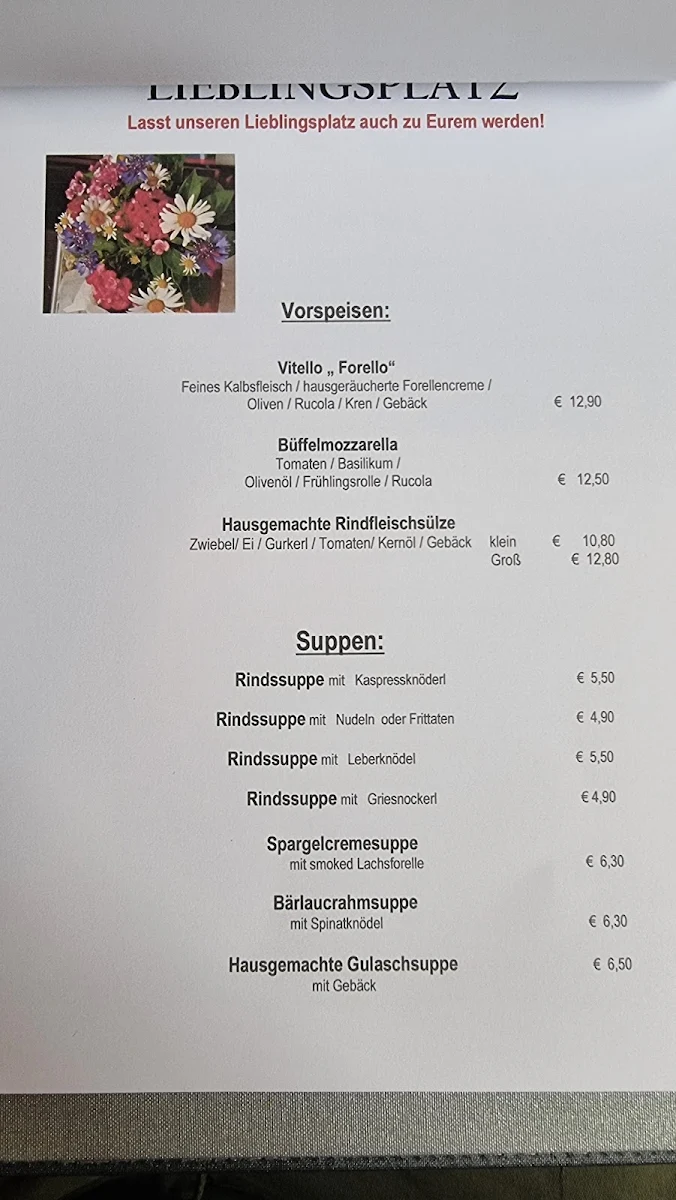 Speisekarte photo 1