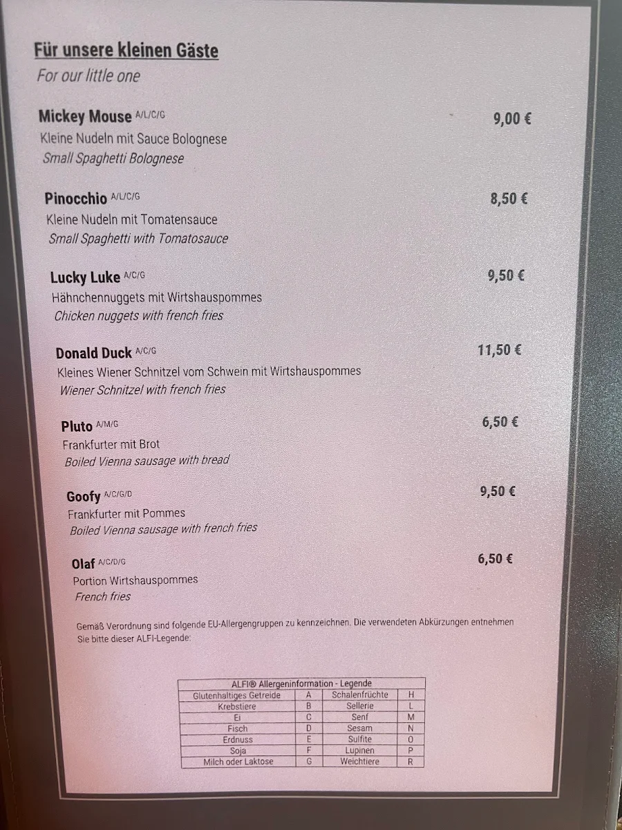 Speisekarte photo 1