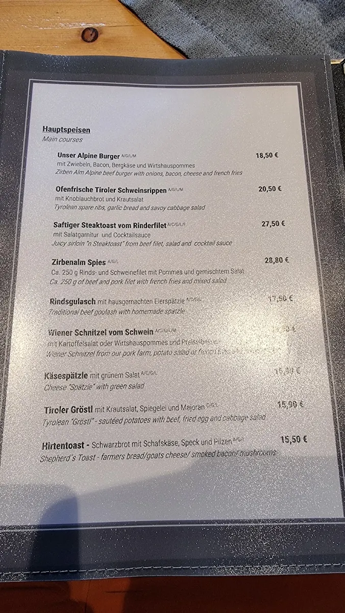 Speisekarte photo 6