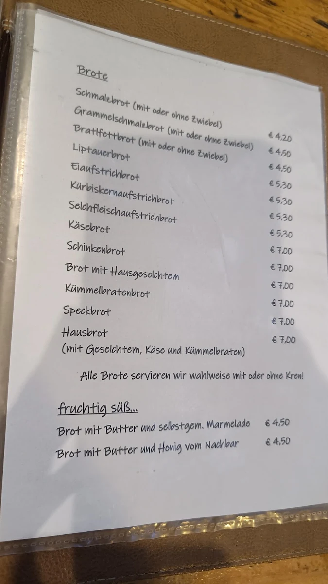 Speisekarte photo 2
